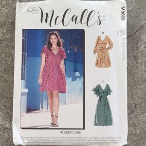 2/$10 McCall's #M8083 Dress Pattern
